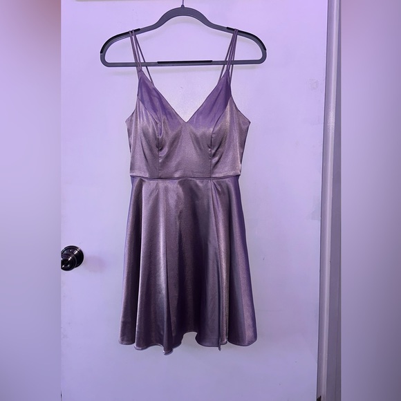 Macy's Dresses Macys Junior Short Silk Dress Poshmark